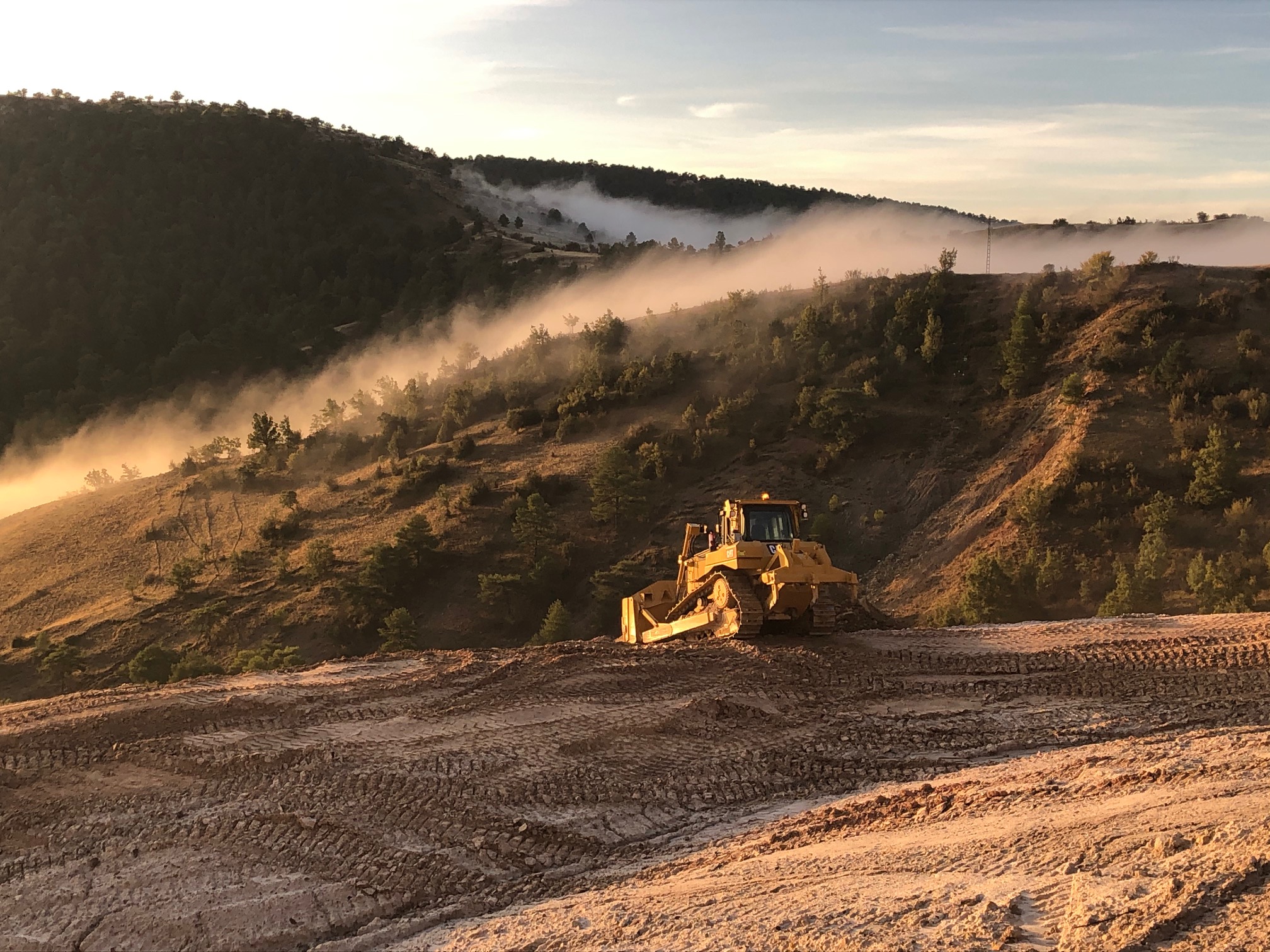 Finalização da Fase 2020 da remodelação geomorfológica na  mina de Santa Engracia