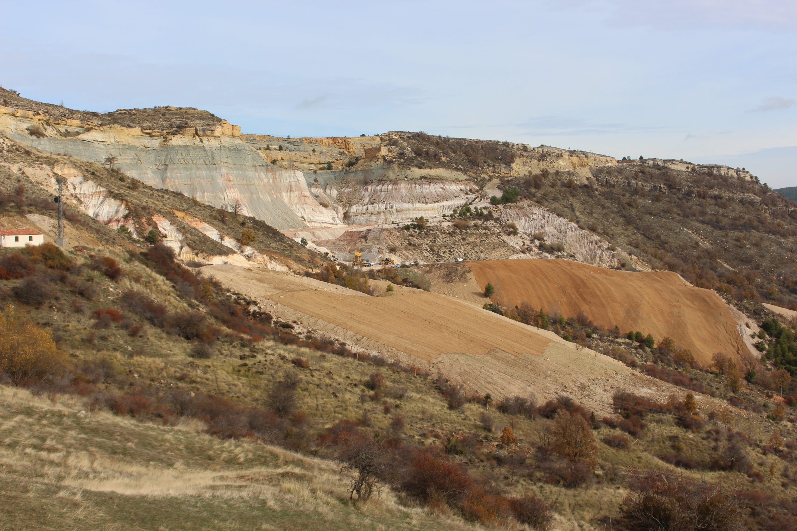 SANTA ENGRACIA MINE: CONCLUSION OF THE FIRST STAGE OF THE EXTERIOR HEAPS REVEGETATION