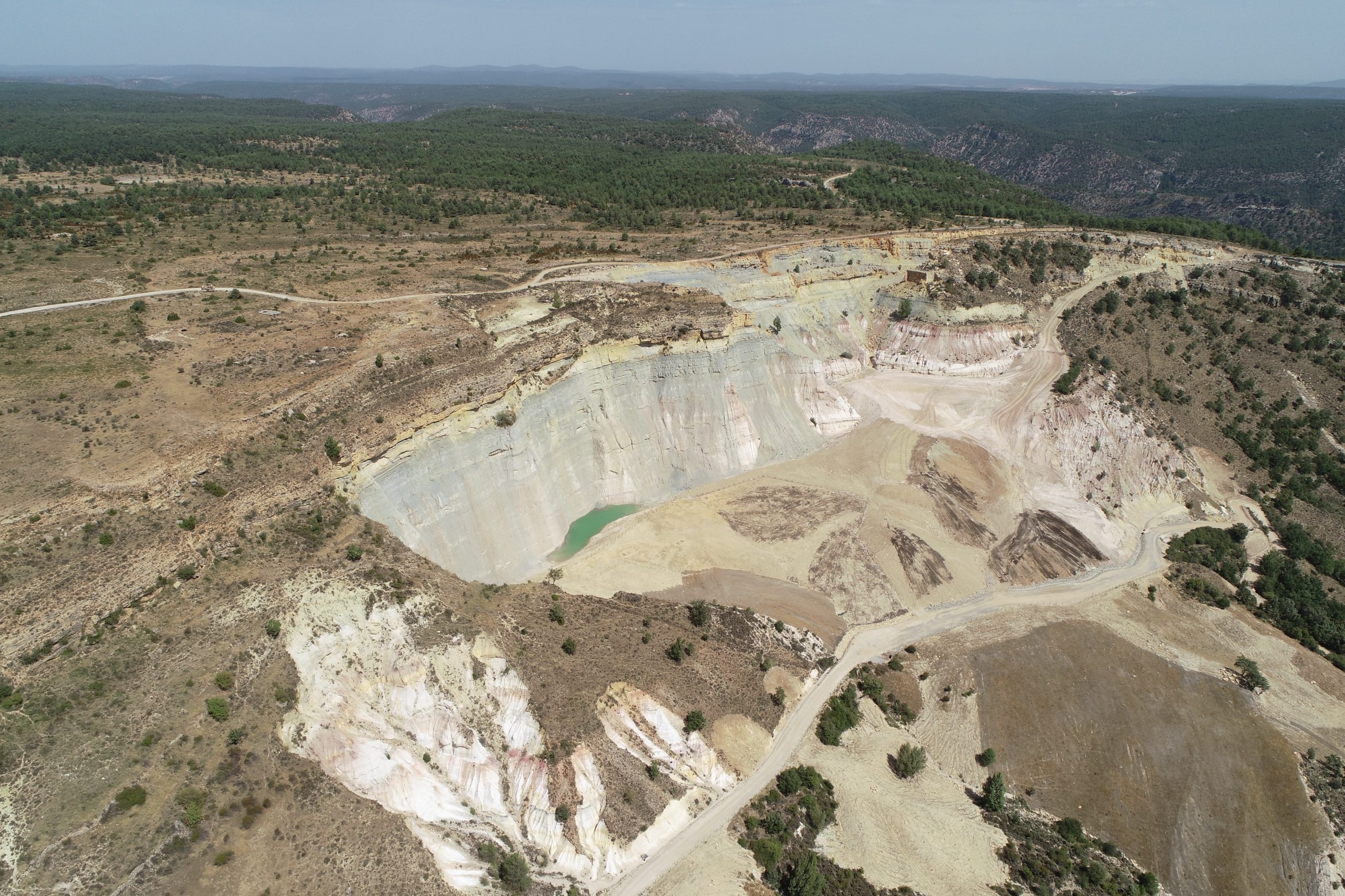 Trabalhos na mina de Santa Engracia continuam a excelente ritmo!