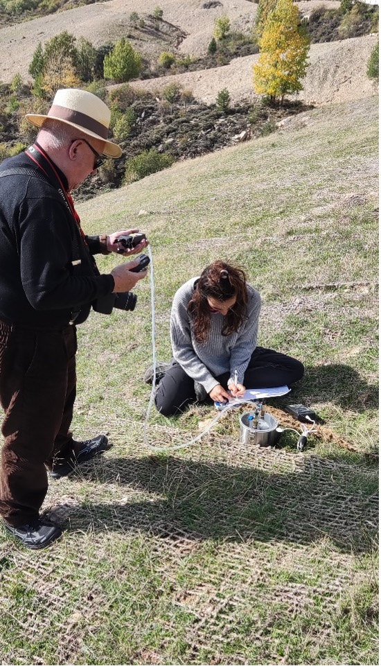 First soil respiration study campaign carried out