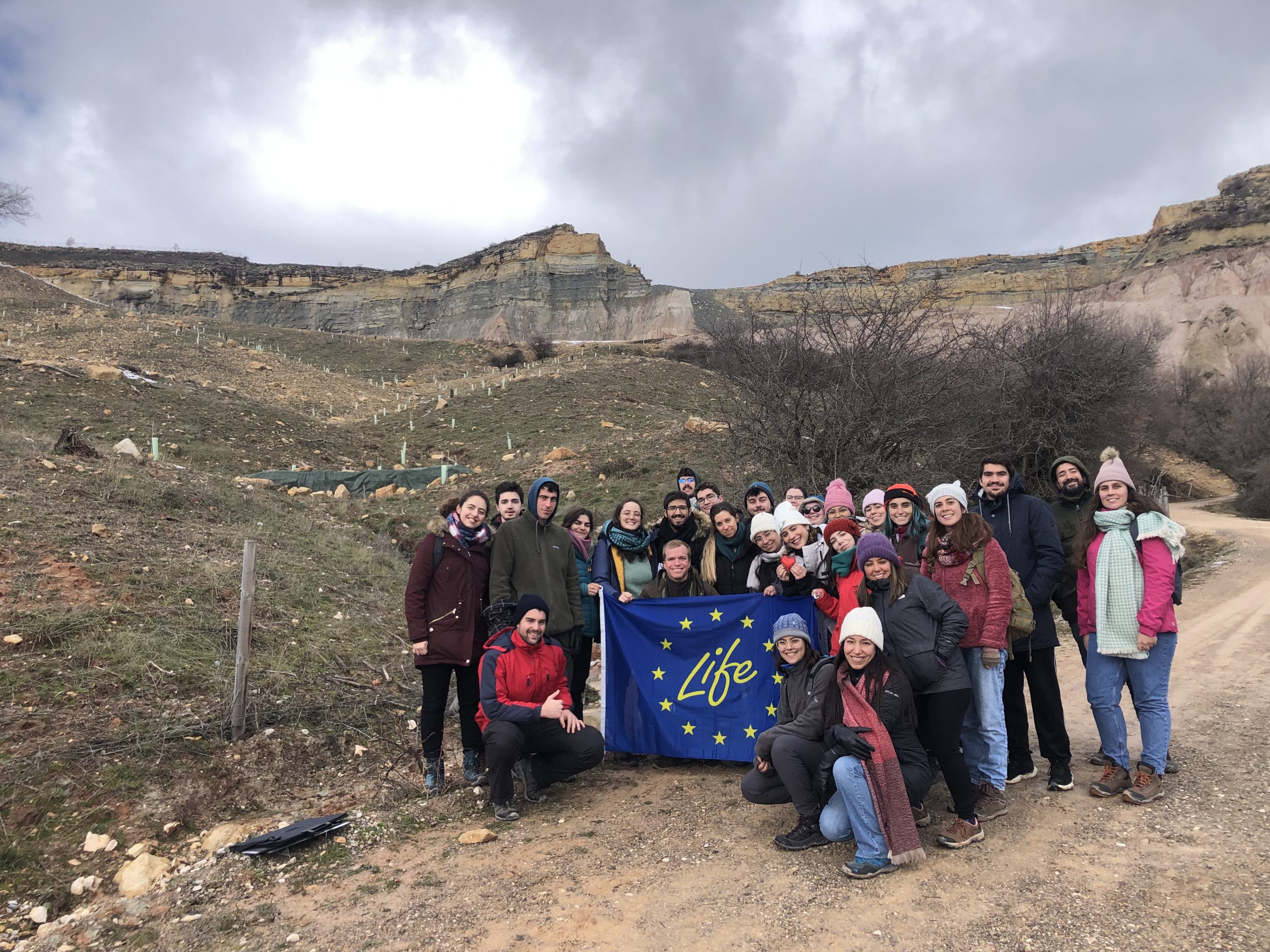 Nueva visita a la mina Santa Engracia de los estudiantes del Máster de Restauración de Ecosistemas